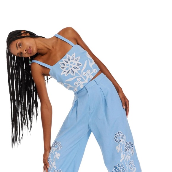 NWT Allison Tyra Crop Top Large - Picture 5 of 6